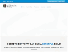 Tablet Screenshot of louiscrossdds.com